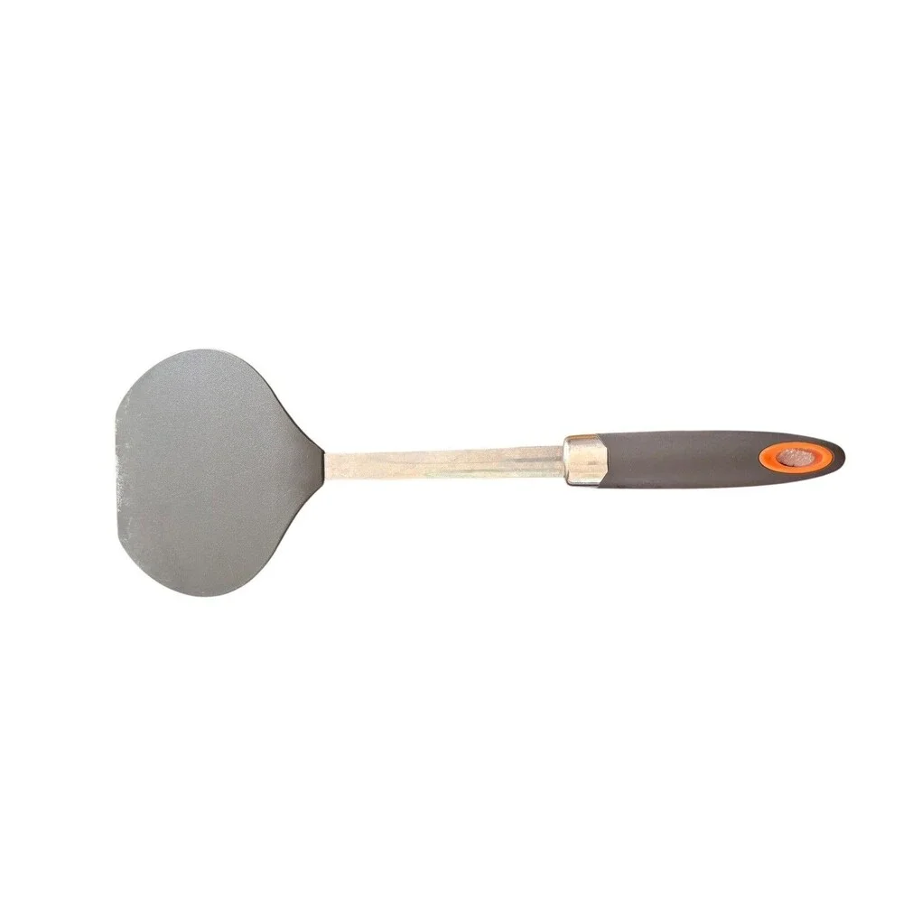 CUISINART Nylon Stainless-Steel Turner Spatula Rubber Handled Charcoal